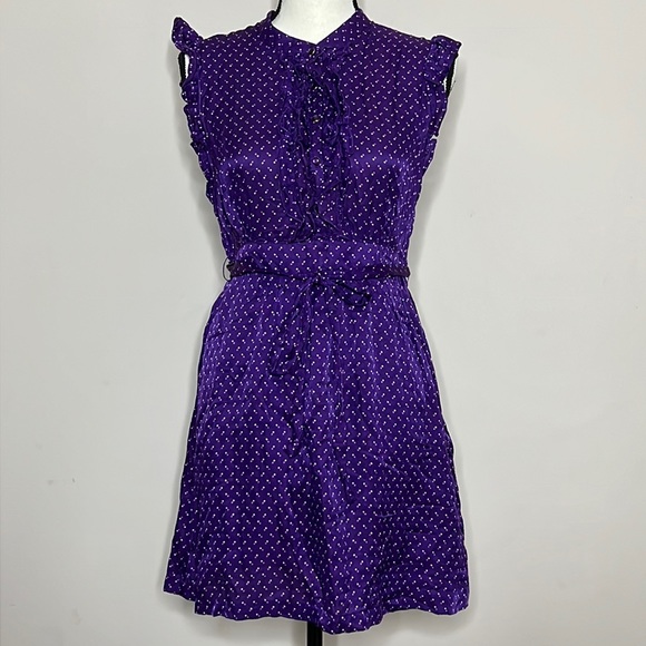 💜 If you love Purple Vintage Woven Women’s Dress - Picture 1 of 5